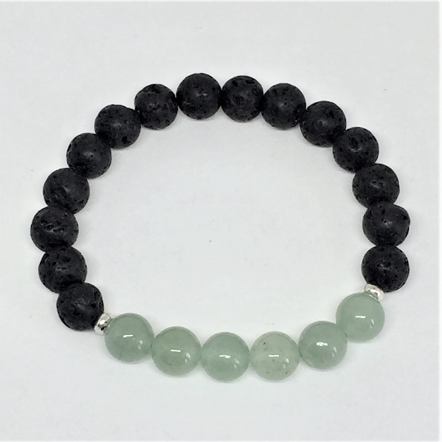 Essential Oil Lava Bead Bracelet Woman Aromatherapy Diffuser Bracelet Green
