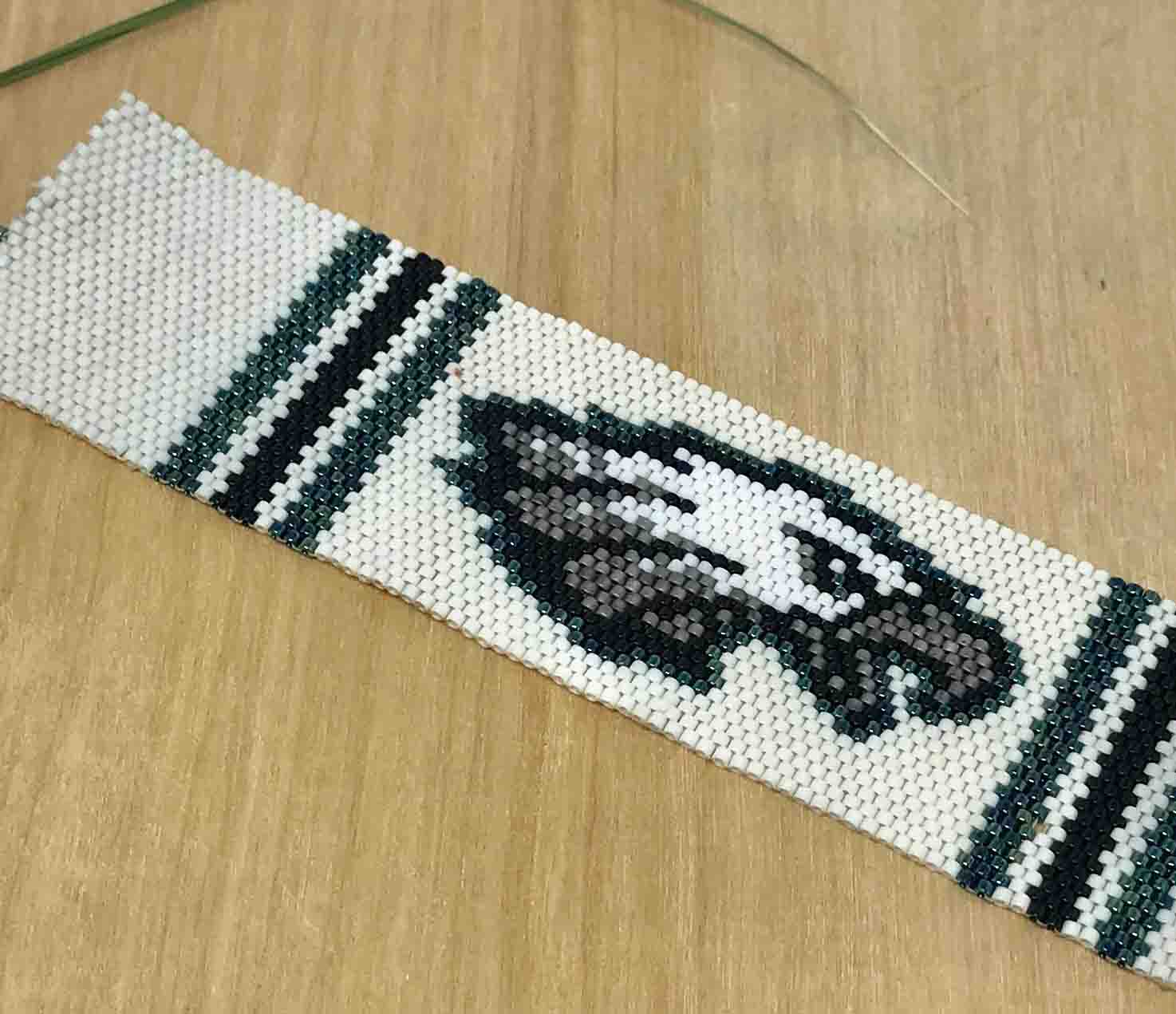 Philadelphia Eagles Beaded Bracelet