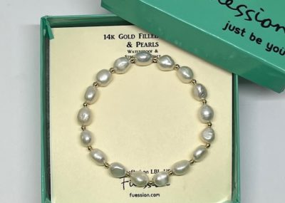 sweet Pearl 14k GF Stretch Bracelet